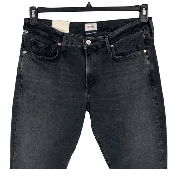Citizens of Humanity Jeans Ella mid rise slim black size 31 - Picture 2 of 7